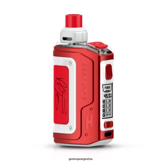 GeekVape h45 (aegis hero 2) kit de modificación de cápsulas 1400 mah 4 ml edición rte (rojo y blanco) - Geek Vape On Sale J22P98