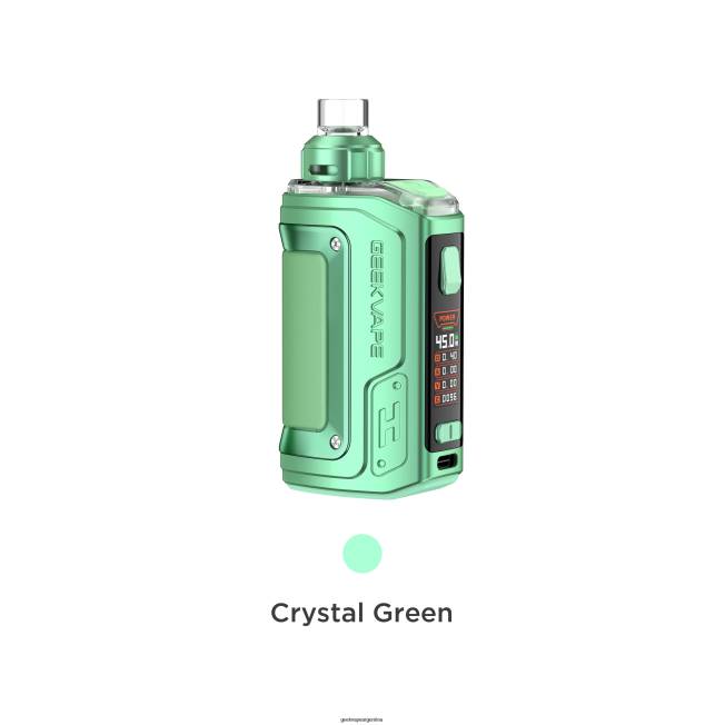 GeekVape h45 (aegis hero 2) pod mod kit edición de cristal verde cristal - Geekvape Online J22P143